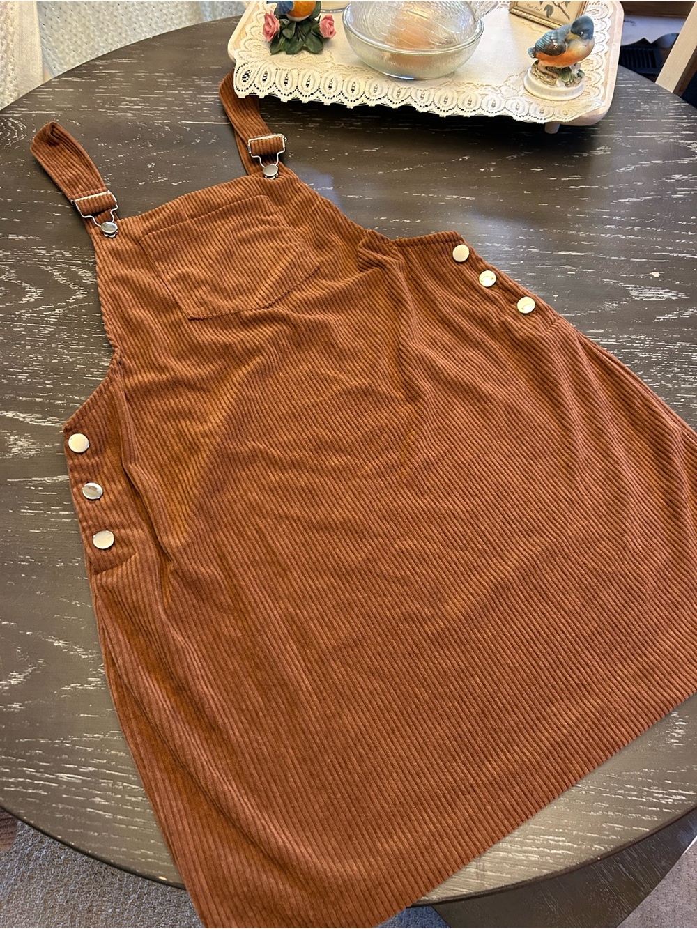 SHEIN corduroy dress jumper.  Size Large. Overalls dress jumper.
